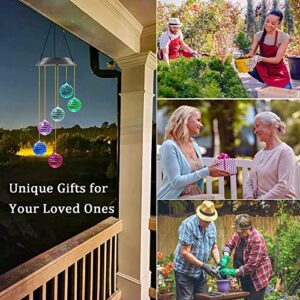 Gifts for Women, Solar Wind Chime for Porch Decor, Solar Lights Outdoor Decorative Garden Decor Patio Decorations, Birthday Gifts for Women Mom Grandma, Unique Gifts for Women