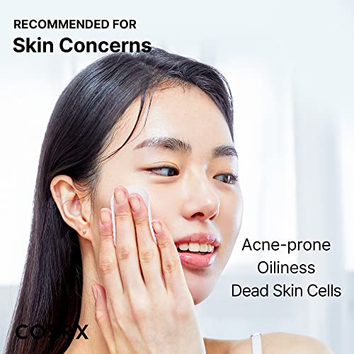 COSRX BHA Cleansing Pad, Facial Exfoliant-Soacked Pad for Blackheads, Whiteheads, Minimizing Englarged Pores, Prevent Breakouts, 70 Pads, Artificial Fragrance-Free, Parabens-Free, Korean Skincare