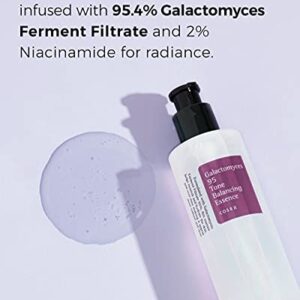 COSRX Galactomyces 95 Tone Balancing Essence, 100ml / 3.38 fl.oz | Galactomyces Ferment Filtrate 95% | Korean Skin Care, Not Tested on Animals, Paraben Free