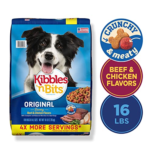 Kibbles 'n Bits Original Savory Beef & Chicken Flavor Dry Dog Food, 31-Pound