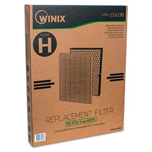 Genuine Winix 116130 Replacement Filter H for 5500-2 Air Purifier , White