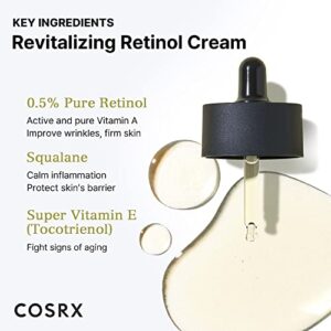 COSRX Retinol 0.5 Oil, Anti-aging Serum with 0.5% Retinoid Treatment for Face, Reduce Wrinkles, Fine Lines, and Signs of Aging, Gentle Skin Care for Day & Night, Not Tested on Animals, Korean Skincare