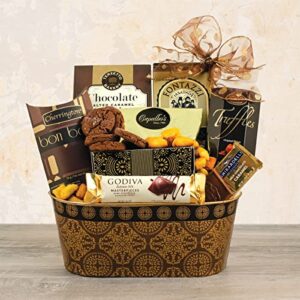 snacks & sweets gourmet gift basket