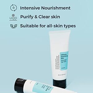 COSRX Ultimate Nourishing Rice Overnight Spa Mask, 60ml / 2.02 fl.oz | Rice Extract 68% and Niacinamide 2% | Korean Skin Care, Animal Testing Free, Paraben Free