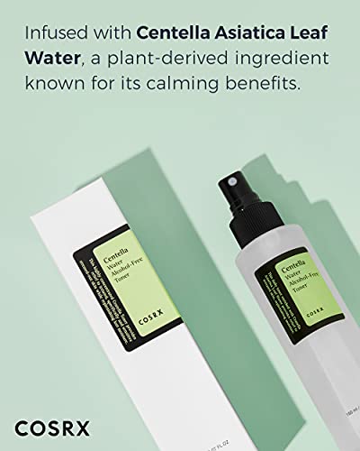 COSRX Centella Water Alcohol-Free Toner, 150ml / 5.07 fl.oz | Centella Asiatica for Soothing | Korean Skin Care, Not Tested on Animals, Paraben Free