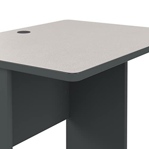 Bush Business Furniture Series A 36W Desk in Slate and White Spectrum