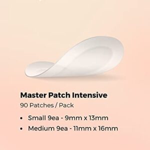 COSRX Master Patch Intensive 90 Patches | Oval-Shaped Hydrocolloid Pimple Patch with Tea Tree Oil | Quick & Easy Blemish, Zit, Spot Treatment | Salicylic Acid & Tea Tree Oil | Korean Skincare