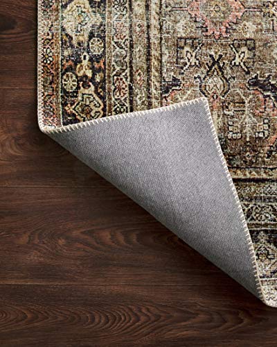 Loloi II Layla Collection LAY-03 Olive/Charcoal, Traditional 9'-6" x 14' Area Rug