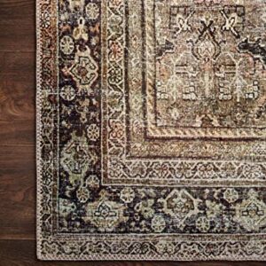 Loloi II Layla Collection LAY-03 Olive/Charcoal, Traditional 9'-6" x 14' Area Rug