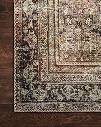 Loloi II Layla Collection LAY-03 Olive/Charcoal, Traditional 9'-6" x 14' Area Rug