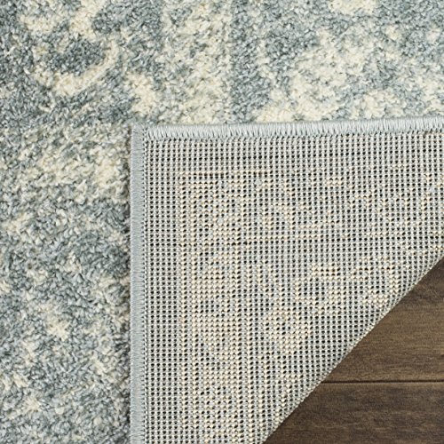 SAFAVIEH Adirondack Collection 10' x 14' Slate / Ivory ADR109T Oriental Distressed Non-Shedding Living Room Bedroom Dining Home Office Area Rug