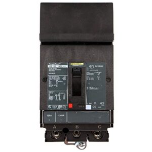 schneider electric hga36125 molded case circuit breaker 600-volt 125-amp electrical box