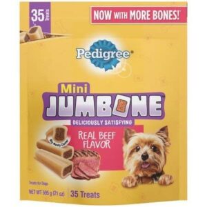 pedigree mini beef jumbone (pack of 2)