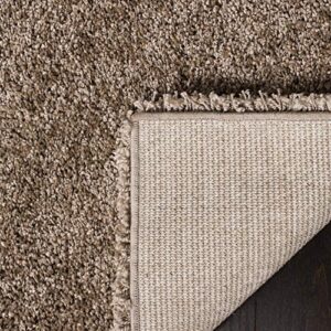 SAFAVIEH Milan Shag Collection 11' x 16' Dark Beige SG180 Solid Non-Shedding Living Room Bedroom Dining Room Entryway Plush 2-inch Thick Area Rug