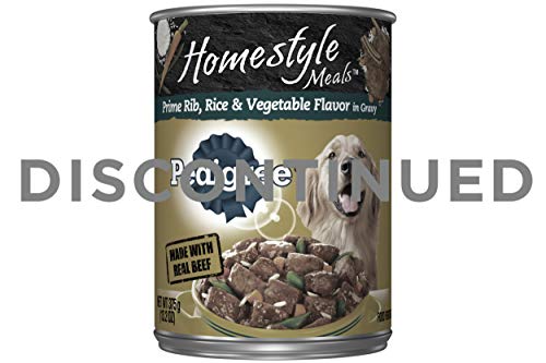 PEDIGREE Homestyle Meals Adult Canned Soft Wet Meaty Dog Food Prime Rib, Rice and Vegetable Flavor, (12) 13.2 oz. Cans