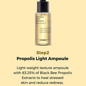 COSRX Honey Glow Kit | Propolis Synergy Toner, Ampoule, Cream | Moisturizing, Hydrating, Nourishing