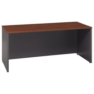bush business furniture series c 72w x 24d credenza desk in hansen cherry