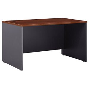 bush business furniture series c collection 48w x 30d shell desk in hansen cherry