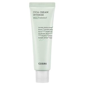 cosrx pure fit cica intensive cream 1.7 oz/ 50 ml | for dry sensitive skin, centella asiatica face moisturizer recommended for acne-prone skin, reduce redness | not tested on animals, korean skincare