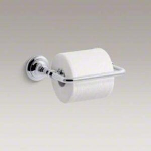 KOHLER K-72573-CP Artifacts Pivoting toilet tissue holder, Polished Chrome