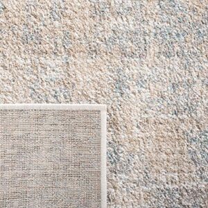 SAFAVIEH Adirondack Collection 8' x 10' Beige / Slate ADR207B Modern Abstract Non-Shedding Living Room Bedroom Dining Home Office Area Rug