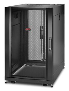 apc by schneider electric netshelter sx 18u server rack enclosure 600mm x 900mm w/sides black