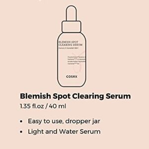 COSRX AC Collection Blemish Spot Clearing Serum, 40ml / 1.35 fl.oz | Centella, Niacinamide, EGF Serum | Animal Testing Free, Paraben Free