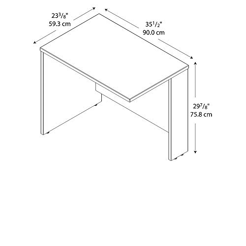 Bush Business Furniture Series C Collection 36W Return Bridge in Hansen Cherry