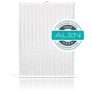 alen 75i breathesmart filter-h13 medical-grade true hepa contaminants replacement for purifiers, air filter for allergies, odor, or smoke, (white)
