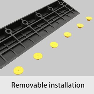 GUENZO Threshold Ramp, Wheelchair Ramp, Indoor Rubber Threshold Ramps Rise Curb Ramps Entrance Service Ramps for Home, Steps, Stairs, Wheelchair, Floor Sweeper Curbs (Size : 99 * 5 * 1cm)