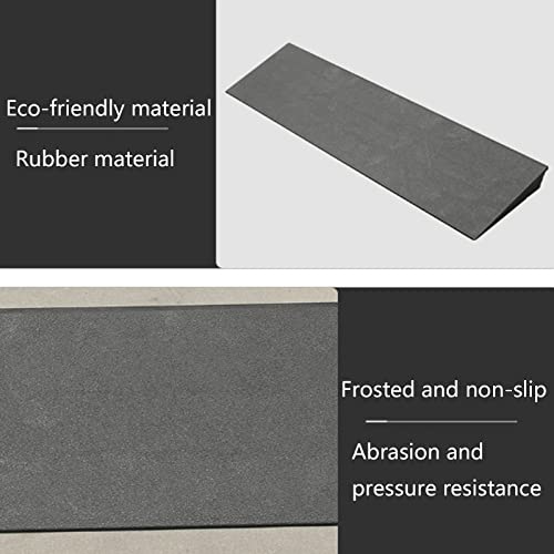 GUENZO Threshold Ramp, Wheelchair Ramp, Indoor Rubber Threshold Ramps Rise Curb Ramps Entrance Service Ramps for Home, Steps, Stairs, Wheelchair, Floor Sweeper Curbs (Size : 99 * 5 * 1cm)