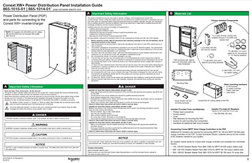 Schneider XW Plus Power Distribution Panel PDP