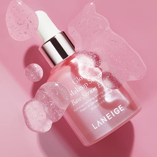 LANEIGE Glowy Makeup Serum: Hydrate, Extend Makeup, Visibly Smooth and Glowy Skin, 1.0 fl. oz.