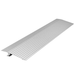 Sidasu Door Threshold Ramp 1" Rise Threshold Ramp for Wheelchairs High Aluminum Threshold Ramp for Wheelchairs Maximum Load of 810lbs for Wheelchair Scooters Power Chairs Walkers