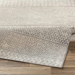 Artistic Weavers Hana Modern Moroccan Area Rug,7'10" x 10'3",Silver Grey