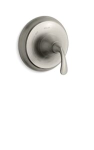 kohler ts10277-4-bn k-ts10277-4-bn forte sculpted rite-temp valve trim vibrant brushed nickel, 1