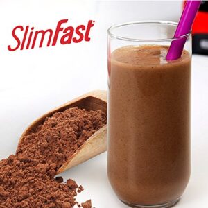 SlimFast Advanced Nutrition High Protein Meal Replacement Smoothie Mix, Creamy Chocolate, Weight Loss Powder, 20g of Protein, 12 Servings (Pack of 2) (Packaging May Vary)