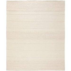 Safavieh Natura Collection 6' x 9' Natural NAT215A Handmade Wool Area Rug