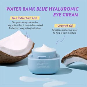 LANEIGE Water Bank Blue Hyaluronic Eye Cream: Hydrate and Visibly Brighten and Reduce Look of Puffiness, 0.8 fl. oz.