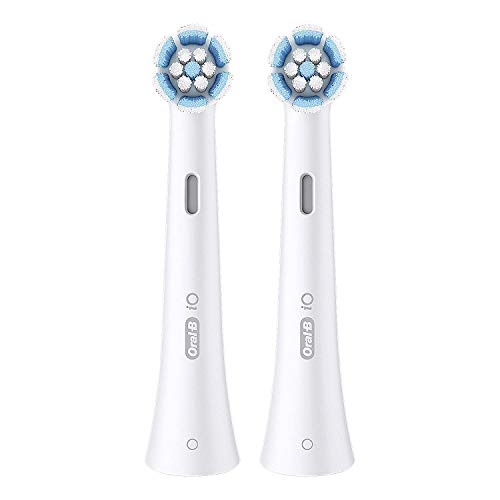 Oral-B iO Gentle Care Replacement Brush Heads, Electric toothbrush Brush Heads, White, 2 Count