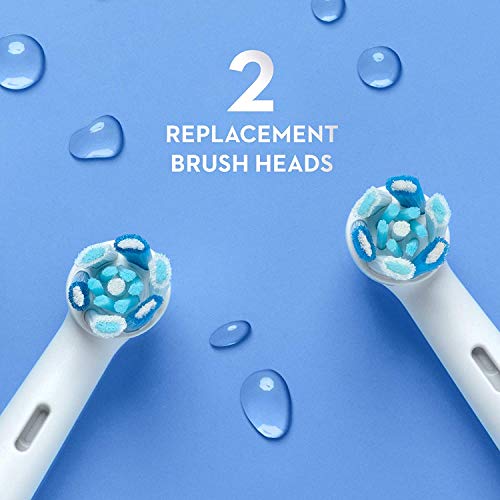 Oral-B iO Gentle Care Replacement Brush Heads, Electric toothbrush Brush Heads, White, 2 Count