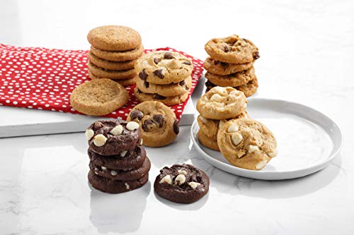 Mrs. Fields Cookies Sweet Sampler Basket - Includes Nibblers Bite-Sized Cookies, Brownie Bars and Frosted Cookies