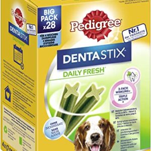 Pedigree Dentastix Fresh 28 Sticks (pack Size: Medium Dog)