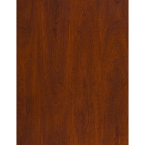 Bush Business Furniture Series C Collection 60W x 43D Right Hand L-Bow Desk Shell in Hansen Cherry