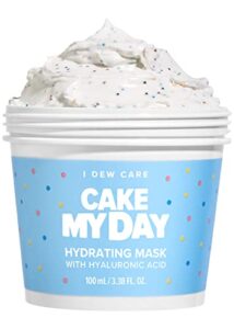 i dew care wash-off face mask – cake my day | mother’s day, hydrating, refreshing for dry skin with hyaluronic acid, 3.52 oz