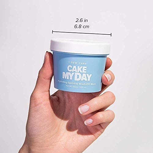 I DEW CARE Wash-Off Face Mask - Cake My Day | Mother's Day, Hydrating, Refreshing for Dry Skin with Hyaluronic Acid, 3.52 Oz