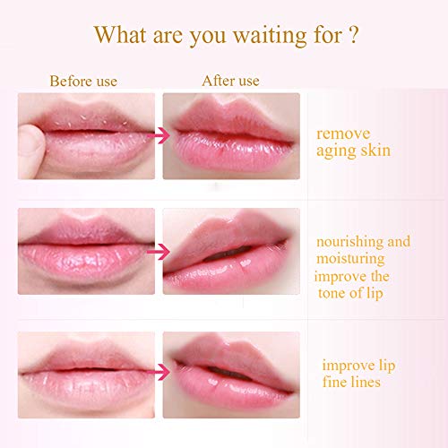 Lip Mask, 30 Pieces Collagen Crystal Pink Lip Care Gel Masks, Lip Pads For Moisturizing, Anti-Wrinkle, Anti-Aging, Firms Hydrates Lips, Remove Dead Skin Moisture Essence Make Your Lip Attractive Sexy