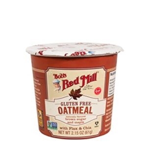 Bob's Red Mill Gluten Free Oatmeal Cup, Brown Sugar & Maple (Pack of 12)