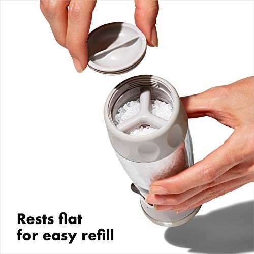 NEW OXO Good Grips Contoured Mess-Free Salt Grinder