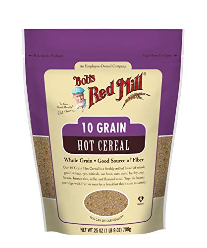 Whole Grain 10 Grain Hot Cereal Bob's Red Mill 25 Pack of 4, 100 Ounce